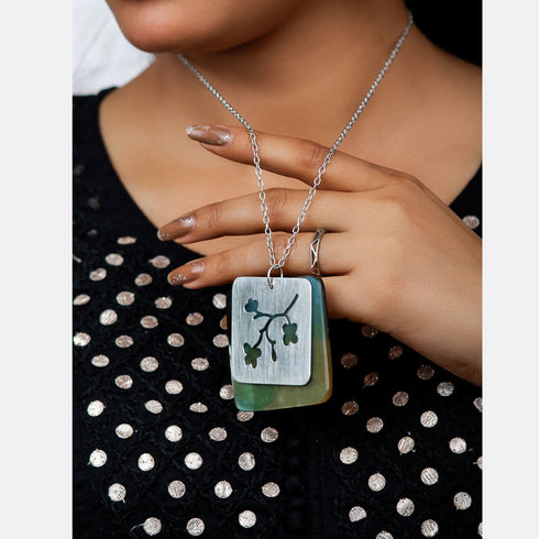 Silver Blossom Pendant - The Earth Store - Fashion Accessories
